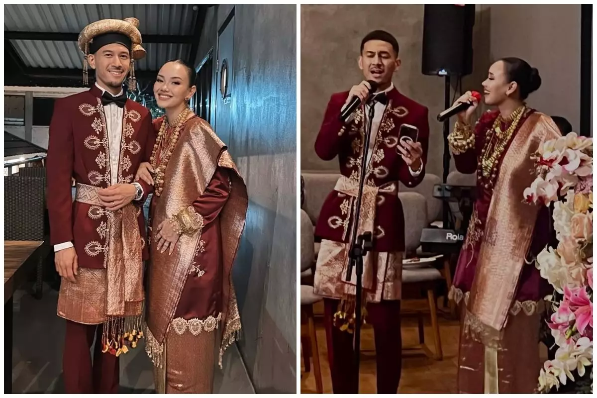 Akad sederhana, 9 potret resepsi nikah Alexandra Daguise kakak ipar Al Ghazali bernuansa adat Minang