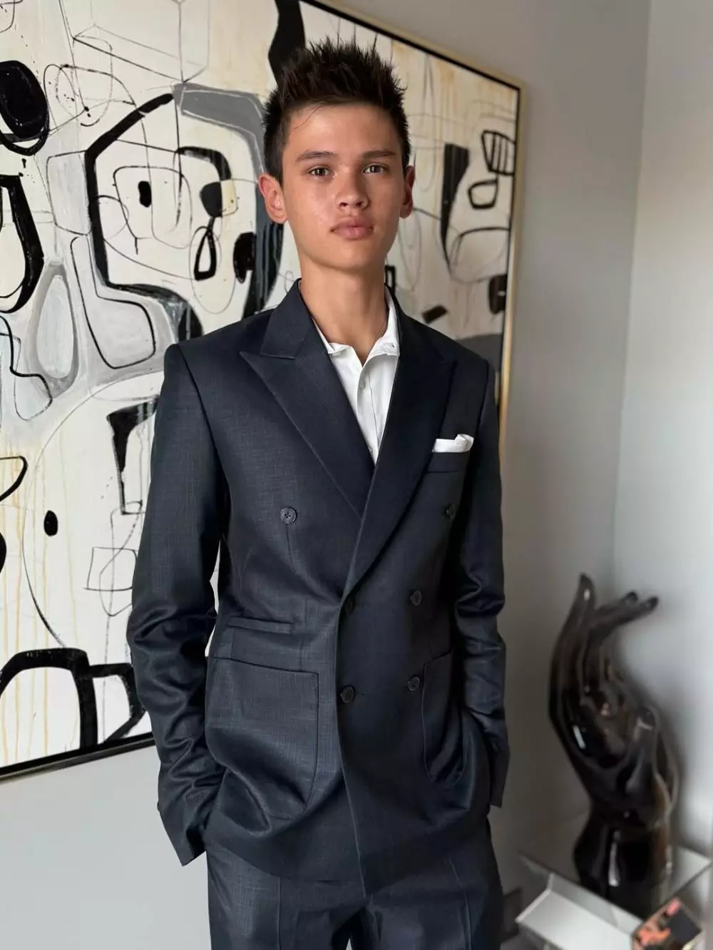 Potret terbaru Armand Fauzan putra Farah Quinn © 2025 Instagram