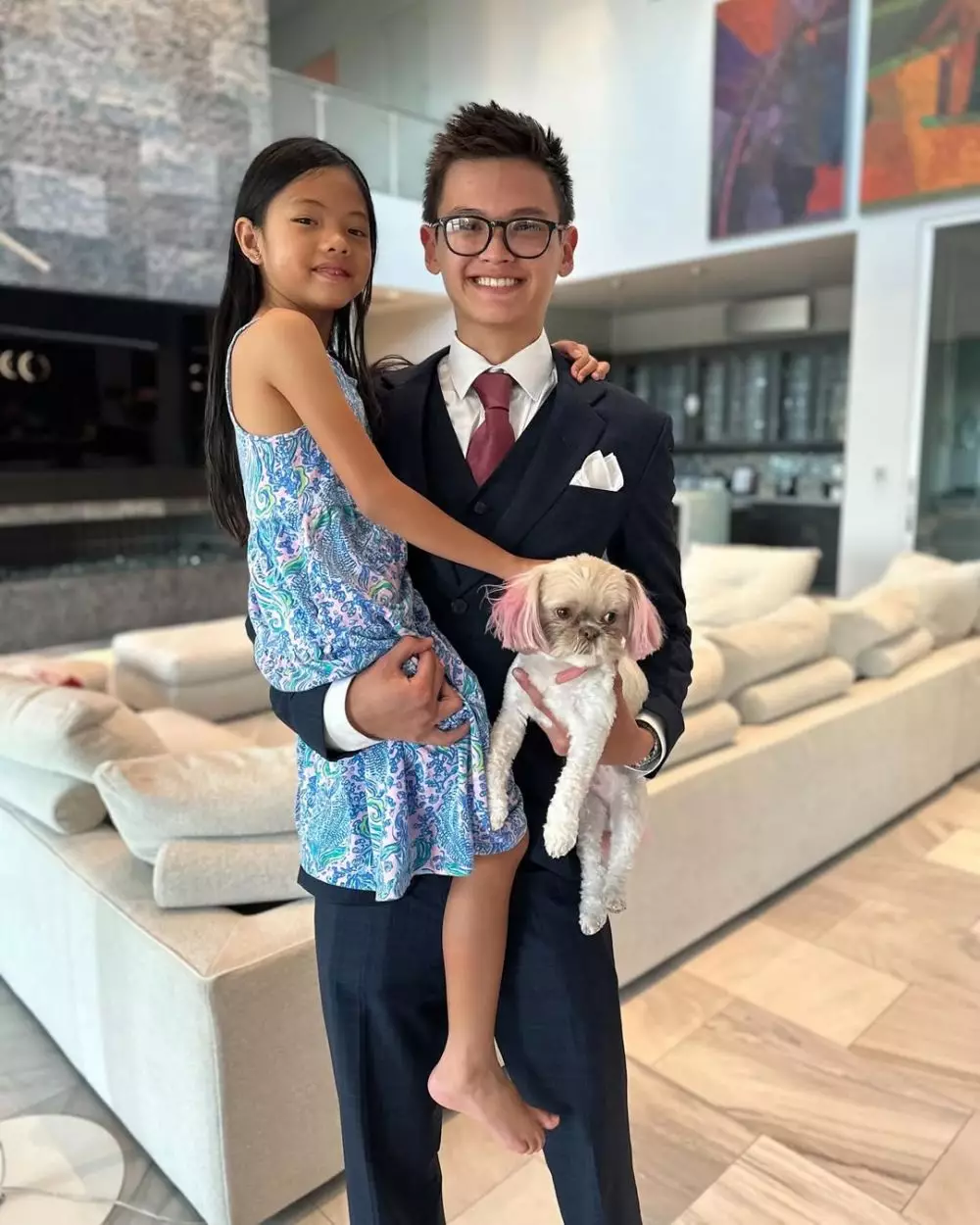 Potret terbaru Armand Fauzan putra Farah Quinn © 2025 Instagram