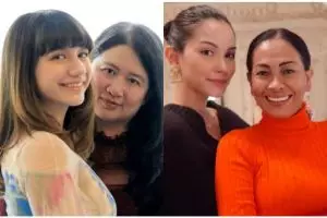 Potret kebersamaan 6 seleb blasteran Prancis bareng ibunda, Putri Anne kompak memakai hijab