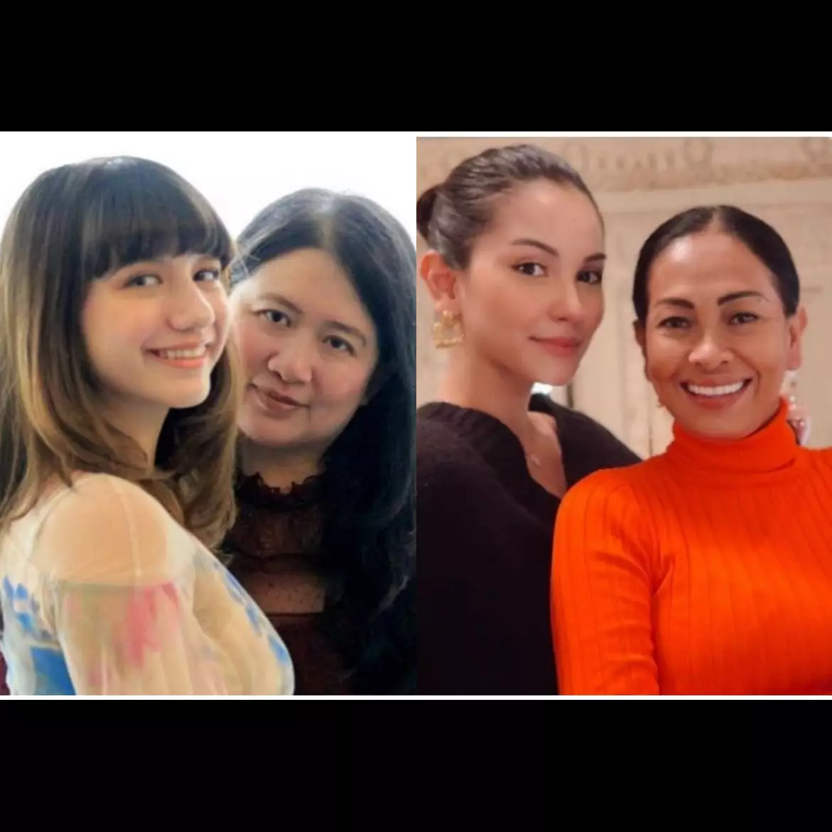 Potret kebersamaan 6 seleb blasteran Prancis bareng ibunda, Putri Anne kompak memakai hijab