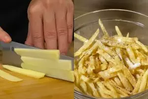 Kentang goreng garing tahan lama, ternyata cuma tambah 2 bahan