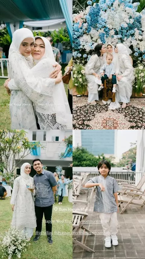 Ayudia Bing Slamet dampingi ibundanya menikah © Instagram Ayudia Bing Slamet dampingi ibundanya menikah © Instagram