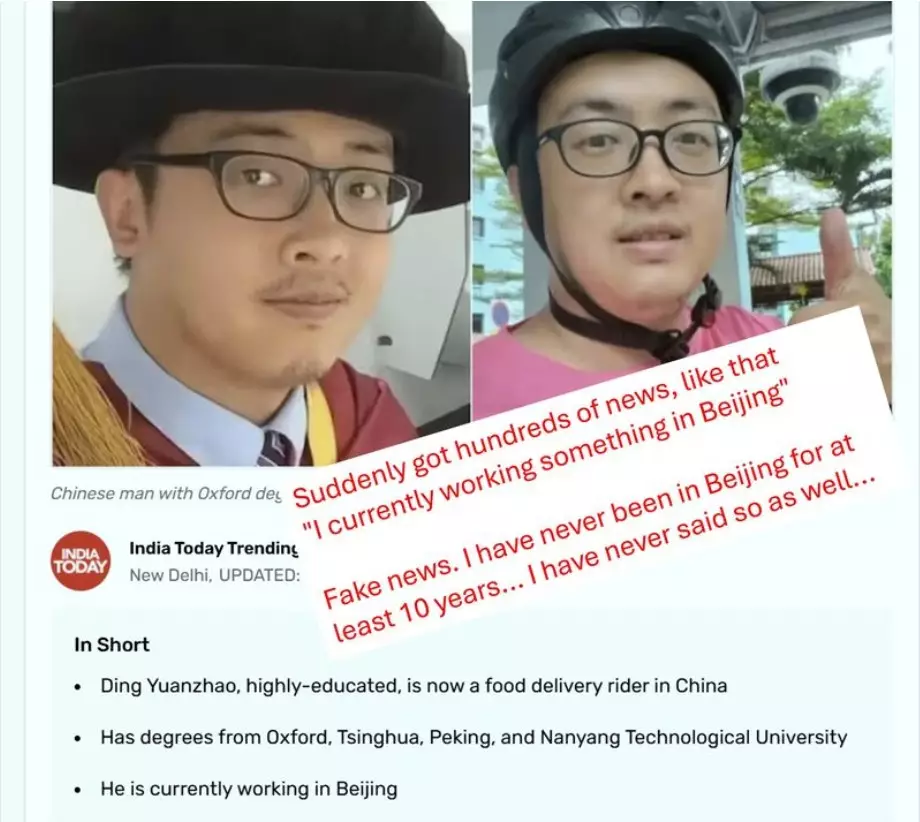 pria lulusan Oxford jadi kurir hoax © Linkedin pria lulusan Oxford jadi kurir hoax © Linkedin