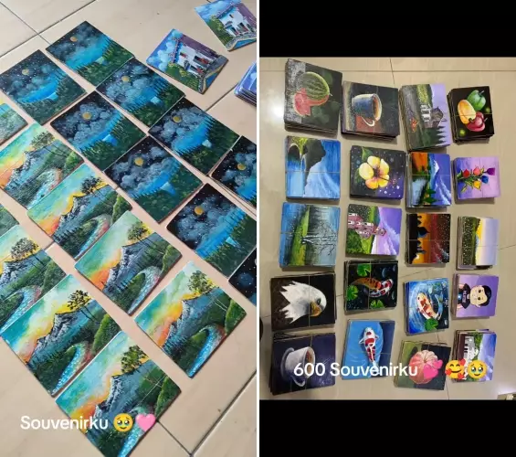 Ayah bikin sendiri suvenir pernikahan anaknya © 2025 TikTok