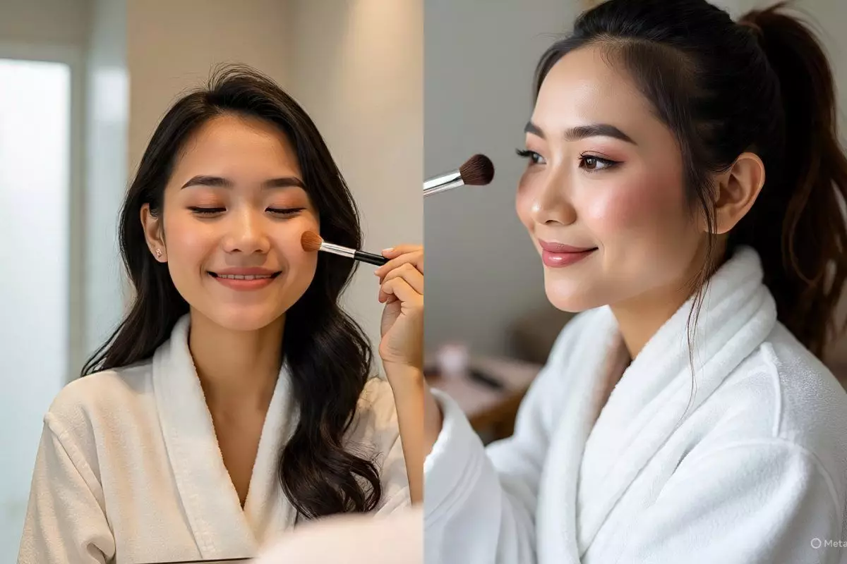 5 Cara makeup glass skin untuk pemula 2025, hasil mulus dan natural