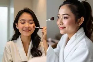 5 Cara makeup glass skin untuk pemula 2025, hasil mulus dan natural