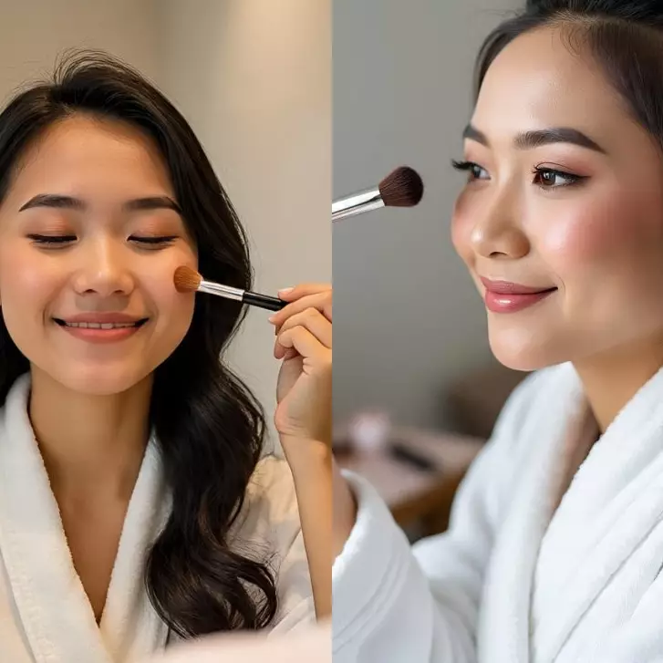 5 Cara makeup glass skin untuk pemula 2025, hasil mulus dan natural