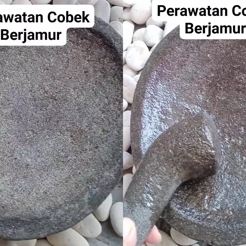 Jangan tunggu sampai berjamur! Rawat cobek dengan 3 tahap praktis ini agar selalu steril dipakai