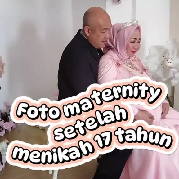 Bahagianya nular, ini 7 potret maternity shoot pasutri yang baru dikaruniai anak usai 17 tahun menikah