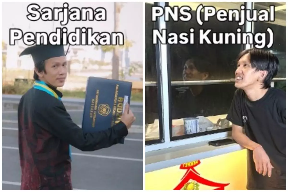 Sarjana tak harus kerja kantoran, sarjana pendidikan ini malah jual nasi kuning, alasannya bikin salut