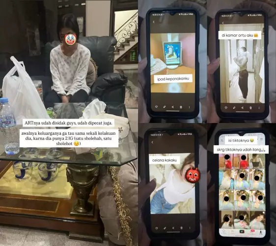 viral ART suka pakai baju majikannya © TikTok viral ART suka pakai baju majikannya © TikTok