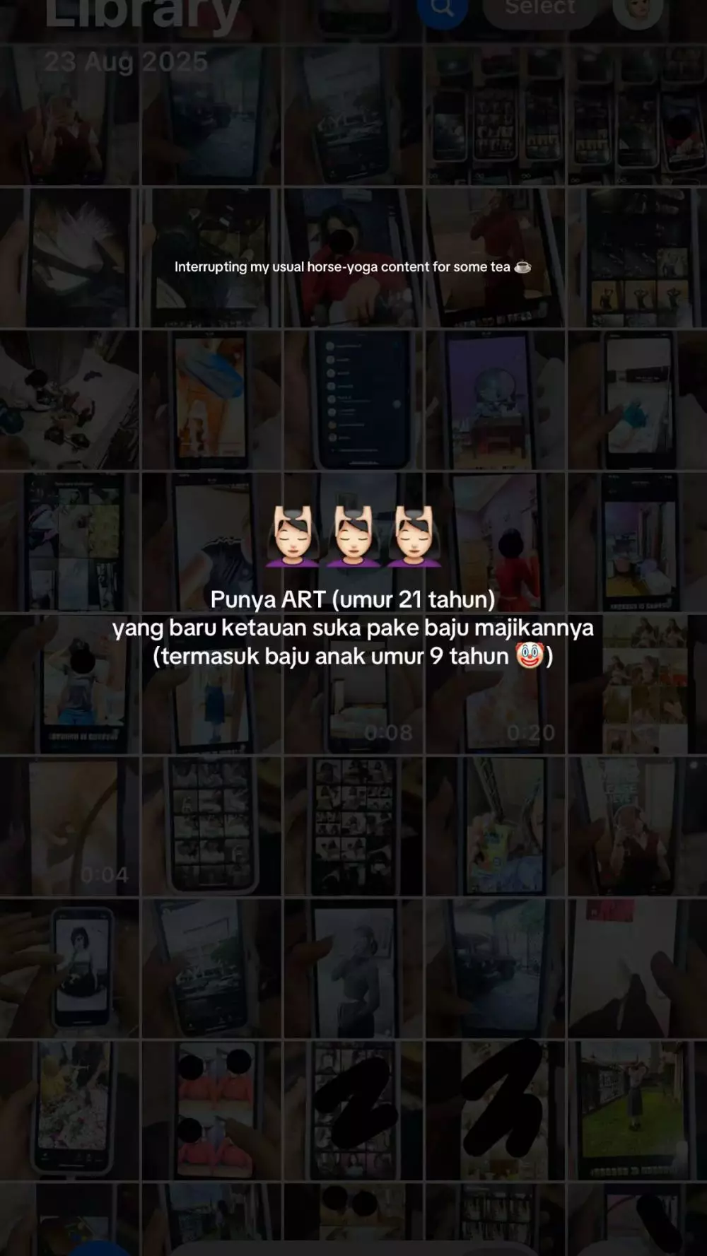 viral ART suka pakai baju majikannya © TikTok viral ART suka pakai baju majikannya © TikTok