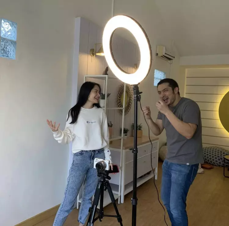 Abimana dan Satine Zaneta Instagram