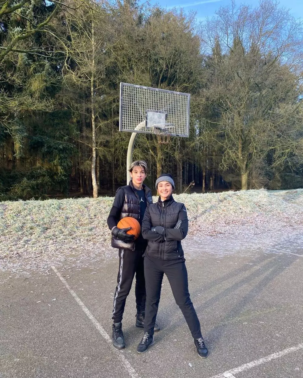 seleb dan anak yang punya tinggi lebih  © instagram