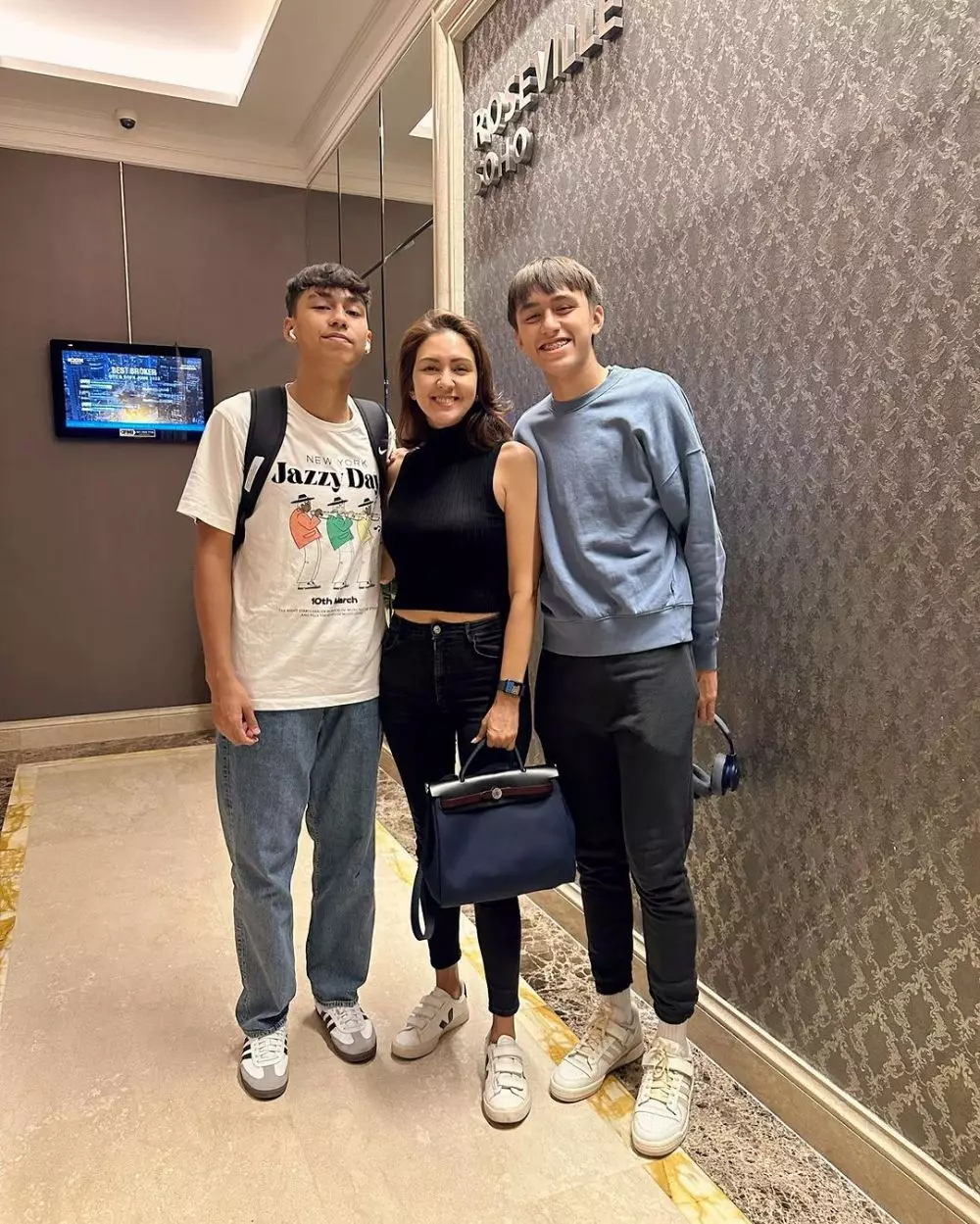 seleb dan anak yang punya tinggi lebih  © instagram