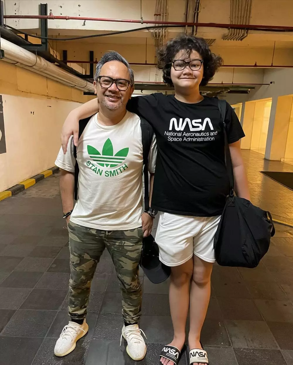 seleb dan anak yang punya tinggi lebih  © instagram