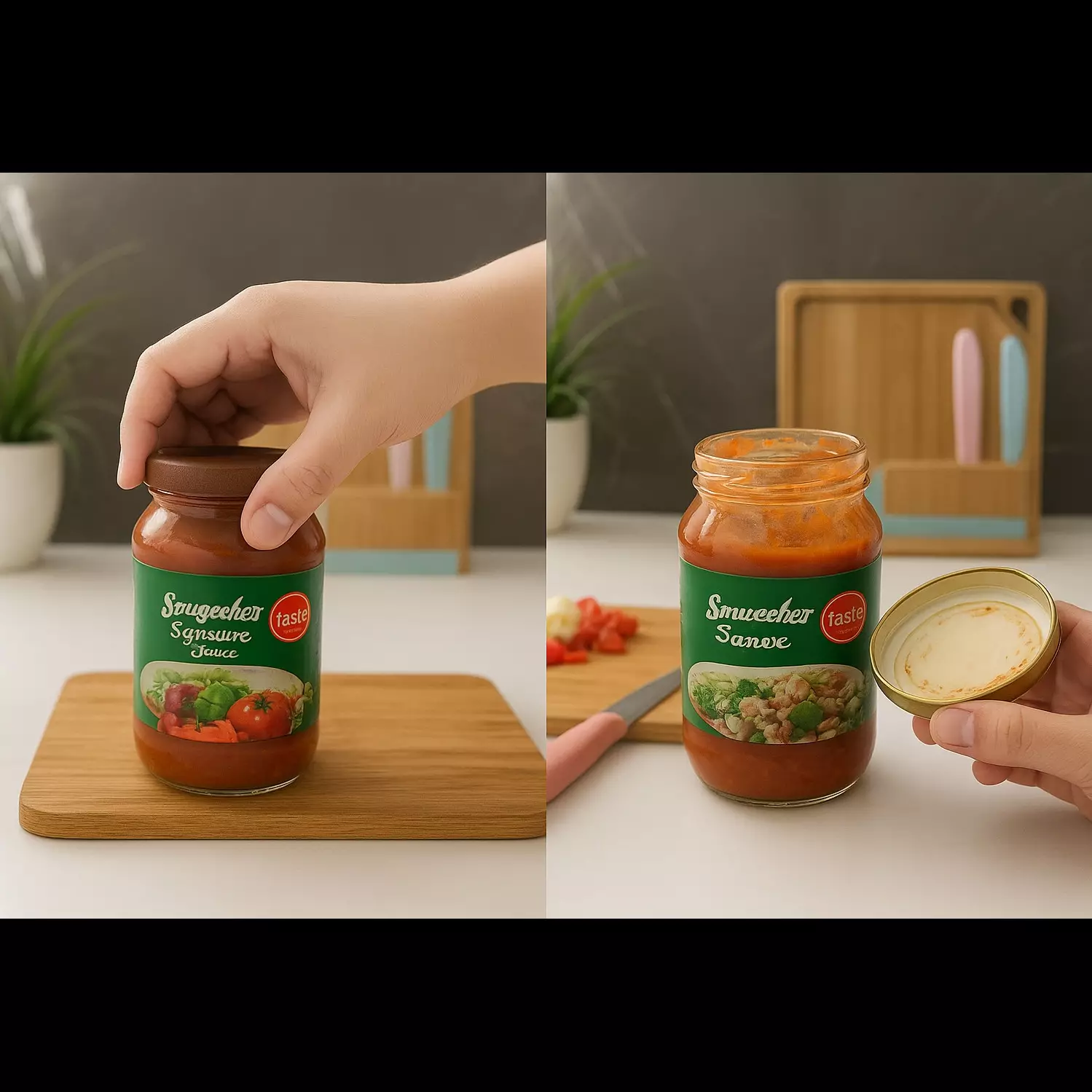 Trik jitu buka tutup jar kaca tanpa ribet, cuma pakai pisau