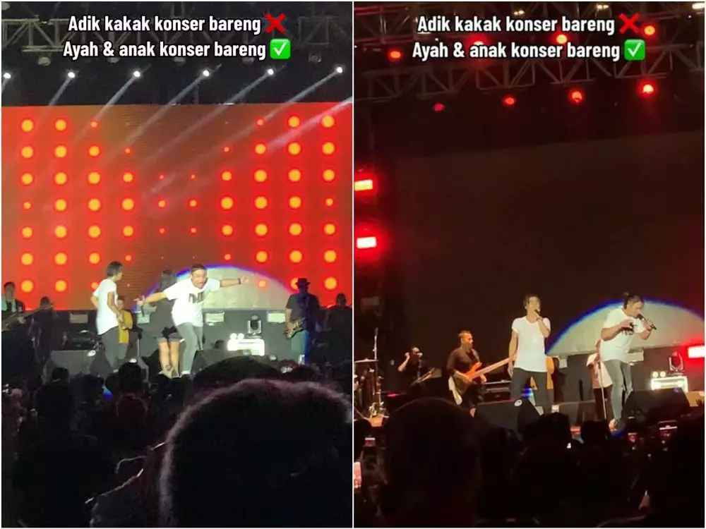 vokalis dan putranya bak kakak adik © instagram