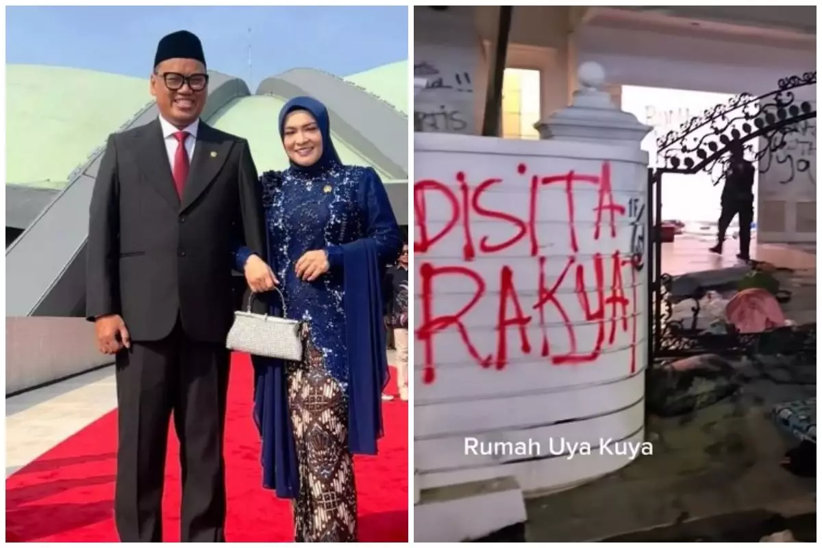 9 Potret porak porandanya rumah mewah Uya Kuya usai dijarah massa, kucing peliharaan ikut raib