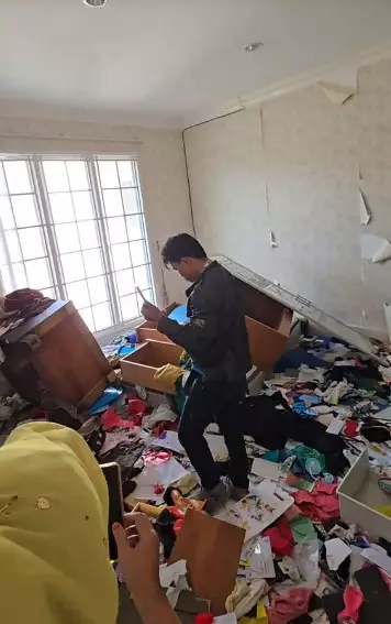 kondisi rumah Uya Kuya usai dijarah massa © berbagai sumber