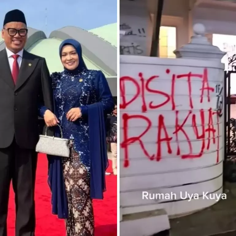 9 Potret porak porandanya rumah mewah Uya Kuya usai dijarah massa, kucing peliharaan ikut raib