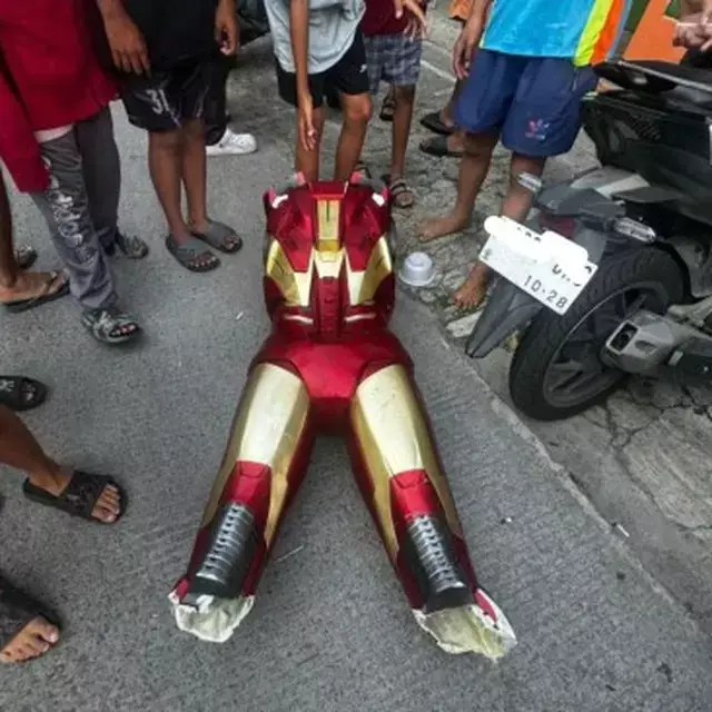 Viral penampakan patung Iron Man milik Ahmad Sahroni yang ikut dijarah, berapa harganya?