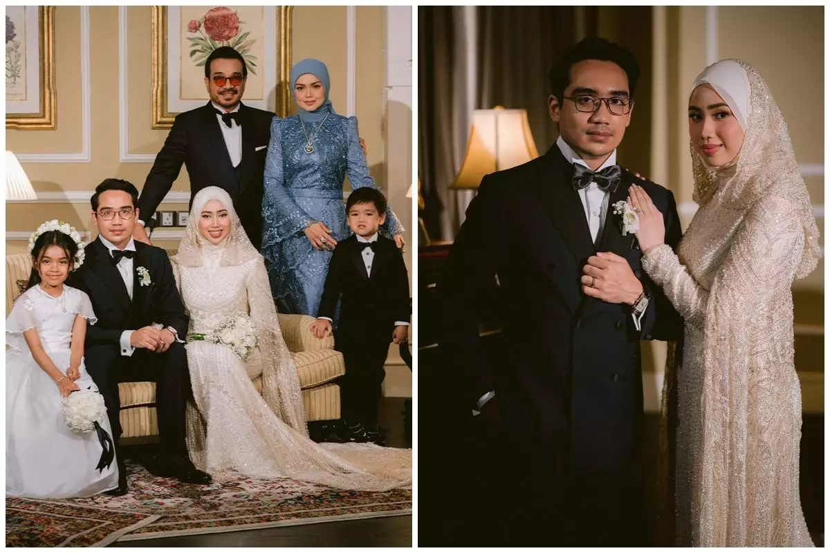 Siti Nurhaliza mantu, ini 9 potret mewahnya pernikahan putra sambungnya Aazief Khalid