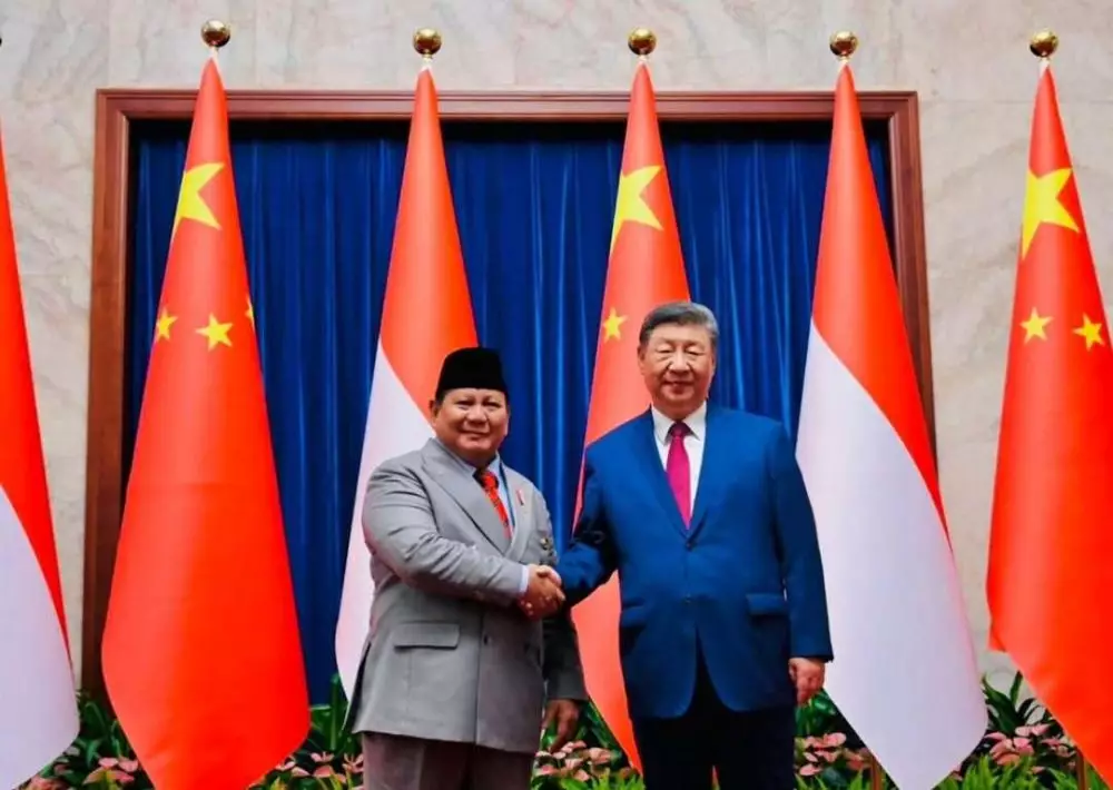 Prabowo hadiri parade militer di China © 2025 Instagram