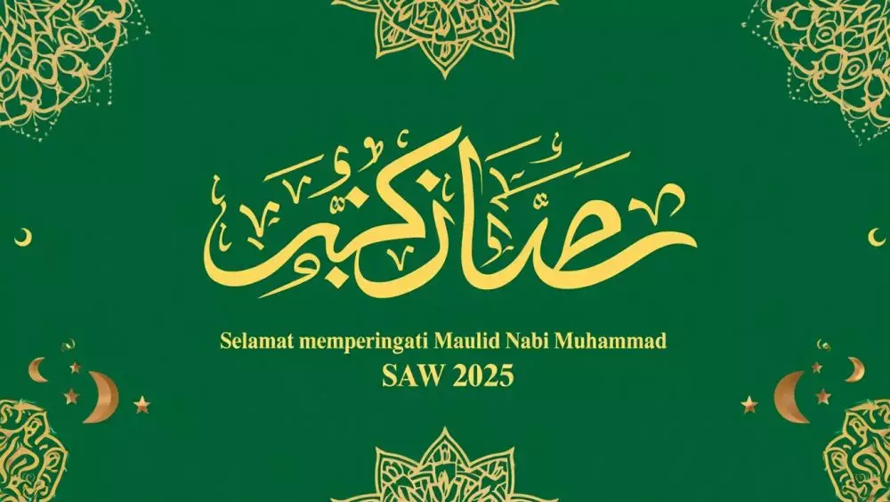 Ucapan Maulid Nabi Muhammad SAW 2025 bahasa Arab © 2025 brilio.net