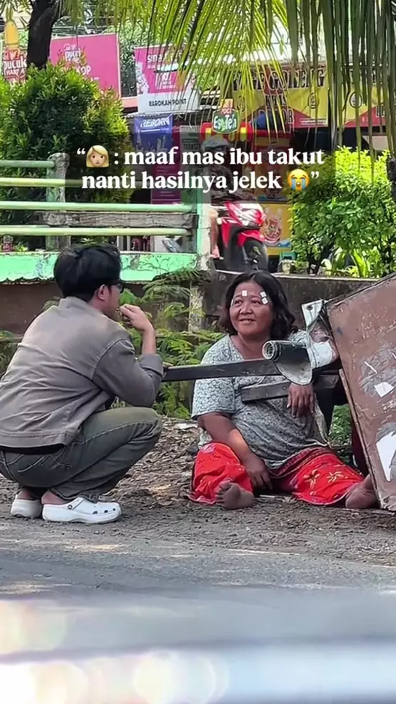 emak-emak berpenampilan lusuh dimakeover © TikTok