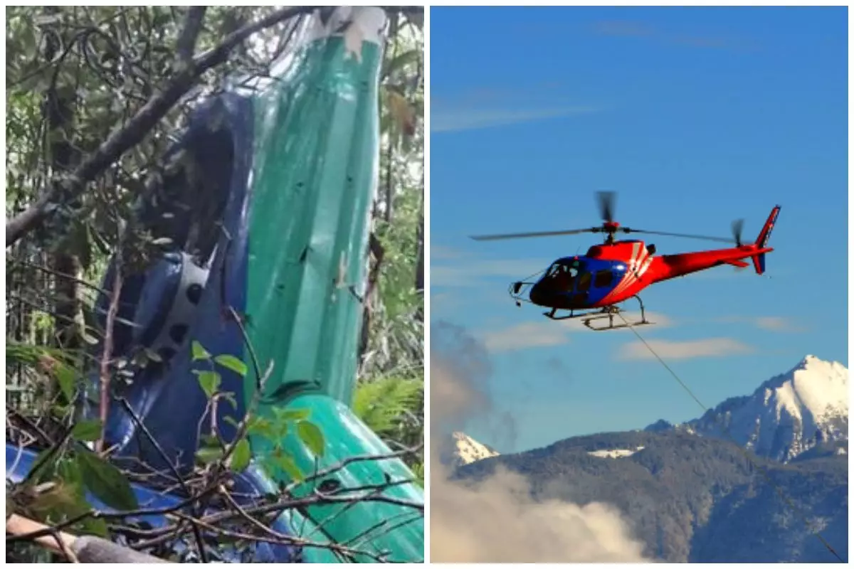 5 Fakta penemuan helikopter BK117 D3 jatuh di hutan Mentewe Kalsel, terdeteksi ada enam jasad