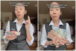 Makmurnya kerja di Eropa, WNI berprofesi waitress ini spill gajinya di Jerman, capai Rp70juta/bulan