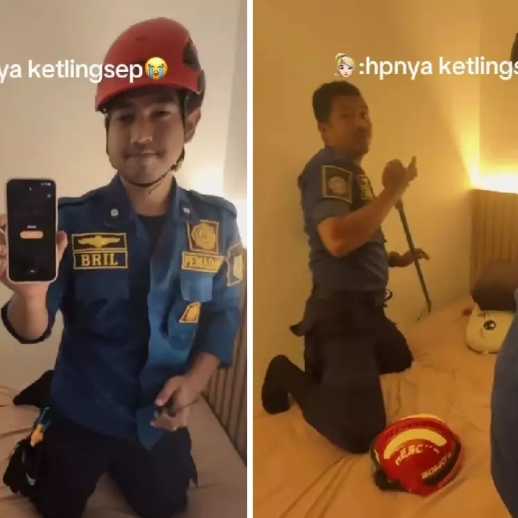 9 Potret damkar rescue HP yang jatuh di sela kasur dikira sepele padahal penuh effort, ini alasannya