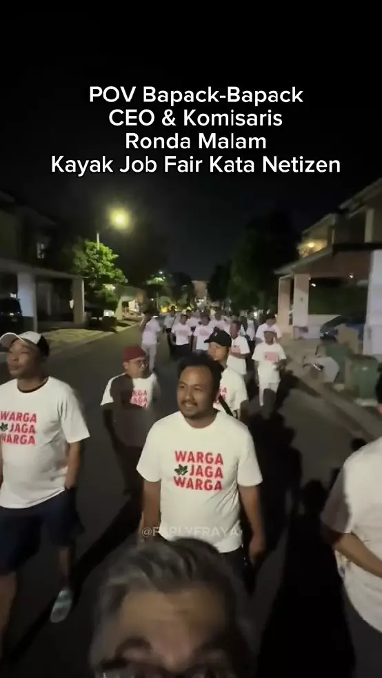 bapak-bapak CEO dan komisaris jaga komplek © TikTok bapak-bapak CEO dan komisaris jaga komplek © TikTok