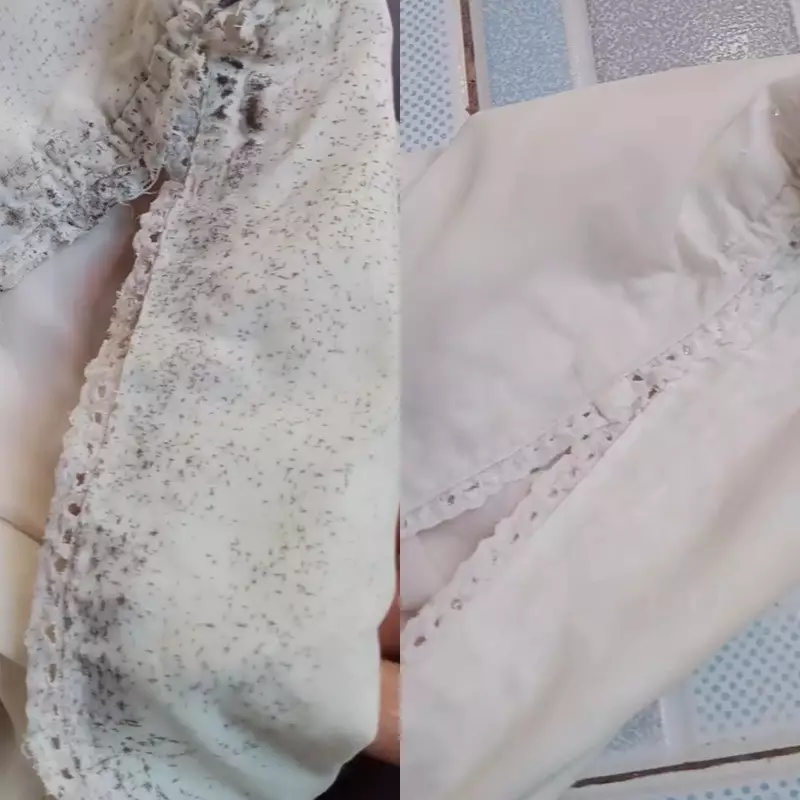 Siapa bilang bintik hitam bekas jamur di mukena sulit dihilangkan? Coba gunakan 1 bahan dapur ini