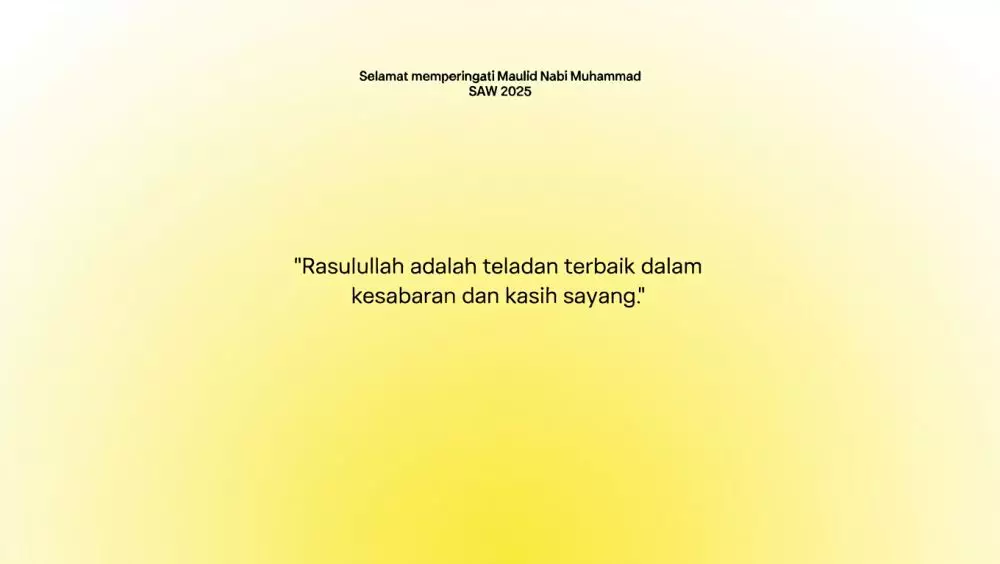 Quotes Maulid Nabi Muhammad SAW 2025 © 2025 brilio.net