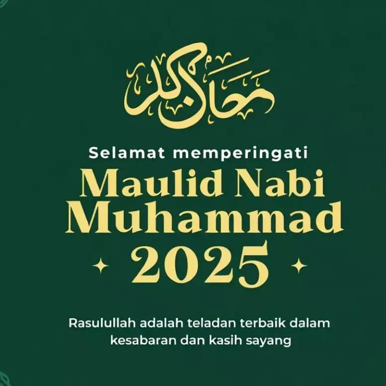100 Quotes Maulid Nabi Muhammad SAW 2025, penuh makna dan inspirasi kehidupan