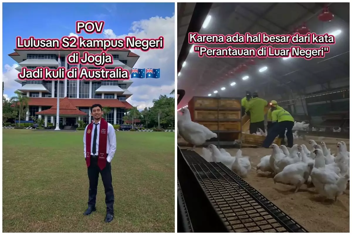 Pria lulusan S2 ini pilih resign kerja di Tanah Air demi jadi kuli di Australia, alasannya bikin salut