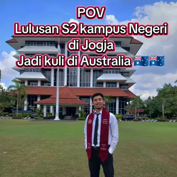 Pria lulusan S2 ini pilih resign kerja di Tanah Air demi jadi kuli di Australia, alasannya bikin salut