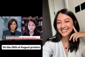 Profil Abigail Limuria, aktivis muda yang viral usai suarakan demo DPR ke media internasional