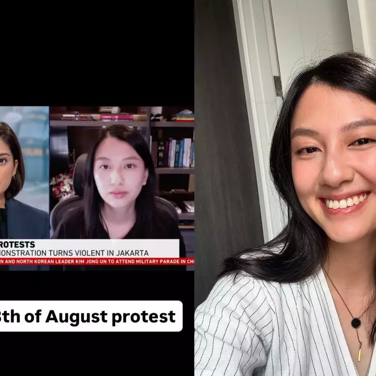 Profil Abigail Limuria, aktivis muda yang viral usai suarakan demo DPR ke media internasional