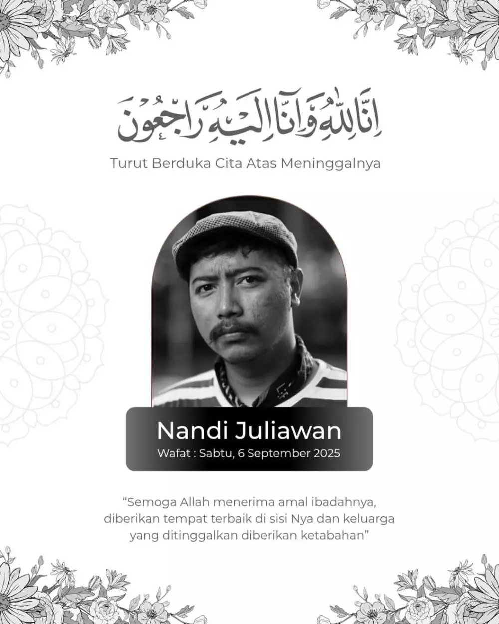 encuy preman pensiun meninggal dunia © 2025 berbagai sumber encuy preman pensiun meninggal dunia © 2025 berbagai sumber
