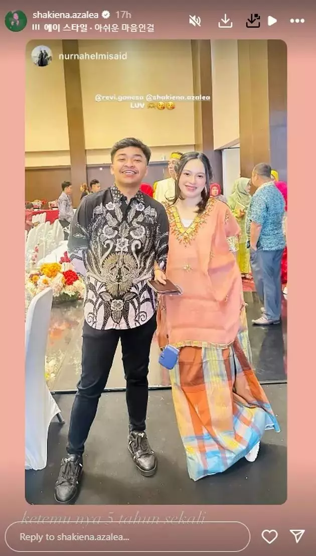 pasha ungu ajak istri dan anak kondangan © 2025 Instagram