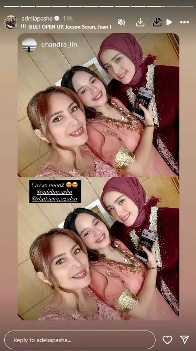 pasha ungu ajak istri dan anak kondangan © 2025 Instagram