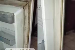 Trik bersihkan karet pintu kulkas kotor dan berjamur tanpa dibongkar, cukup pakai 2 bahan rumahan ini