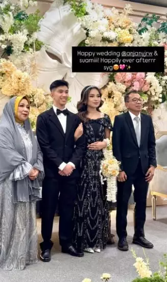 pernikahan anaknya Jarwo Kwat © Instagram