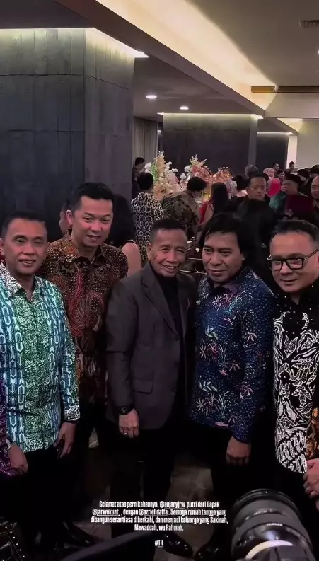 pernikahan anaknya Jarwo Kwat © Instagram