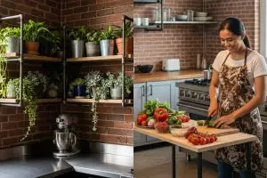 9 Ide dapur modern industrial dengan bata ekspos, wujudkan ruang unik penuh karakter