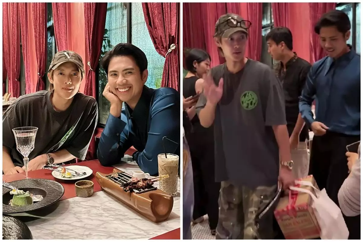 9 Potret Ricky Cuaca makan malam bareng Kim Hyun-joong BBF, oleh-olehnya jadi sorotan